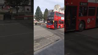 London Bus Route 53 at Woolwich Arsenal Station on E400 Hybrid 12326 SL14LNR [upl. by Atela]