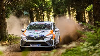 Onboard Clio Trophy France Terre  Rallye Terre de Lozère 2024 [upl. by Marthena]