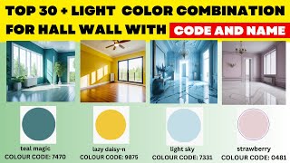 Top 30 Light Color Combination For HallLivingroom paint color 2024 Hall Colour Ideas Asian Paints [upl. by Einnahc]