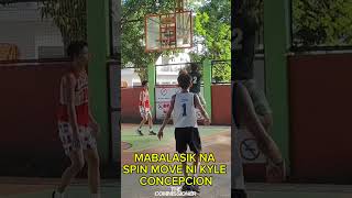 MABALASIK NA SPIN MOVE NI KYLE CONCEPCION  THE COMMISSIONERS MIDGET 16U BASKETBALL LEAGUE SEASON 5 [upl. by Yecak]