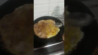 breakfast m eggs aamlet breads ke sath so tasty 😋😋😋 [upl. by Diva]