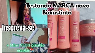 Testando Produtos novos marca nova  Mine VLOG plantão escolar 📚 [upl. by Arnelle755]