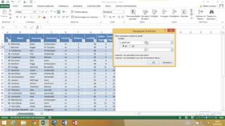 Excel 2013  Dataanalyse  18 Filteren met functies [upl. by Codding743]