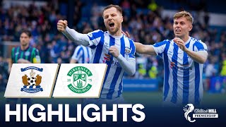 Kilmarnock 11 Hibernian  Anderson Late Equaliser Puts Killie Level  William Hill Premiership [upl. by Joanie]