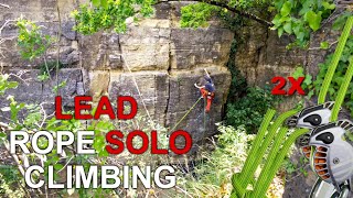 Double Revo Lead Rope Solo Sport Climbing Hessigheim Classics 27 Agrarweg [upl. by Pansie500]