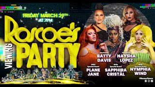 Nymphia Plane amp Sapphira  Roscoes RuPauls Drag Race Season 16 Viewing Party [upl. by Queenie419]