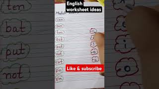 English worksheets ideas for kids [upl. by Noyes]