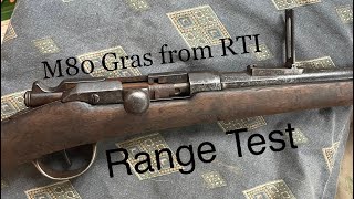 Shooting authentic 1887 11mm Gras ammo out of the RTI M80 Infantry Gras [upl. by Shuler665]