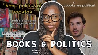 should booktok be political are books political  more book drama  books and politics [upl. by Eisle]