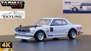 Tarmac Works 164 Skyline HT 2000GTR White  GLOBAL64 [upl. by Nwhas355]