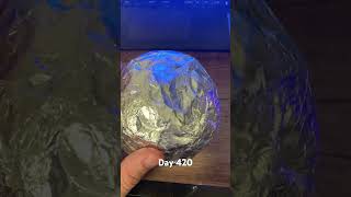 Adding Layers to My Aluminum Foil Ball Until I Graduate From College Day 420 [upl. by Galateah]