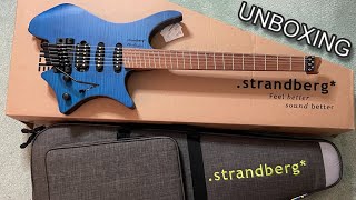 STRANDBERG BODEN STANDARD 6 TREMOLO Blue  Unboxing amp First Notes [upl. by O'Reilly]