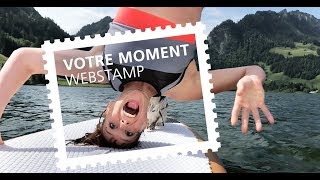 Vidéo sur timbre  WebStamp spot du stand up paddle I Story [upl. by Refotsirhc929]