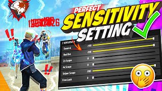 Best Sensitivity Setting For Headshot⚙️ In Free Fire After Update ☠️  200 Sensitivity TIPS [upl. by Holmun967]