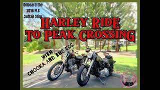 Ride to Peak Crossing Part 1 on a Softail Slim [upl. by Zetra]