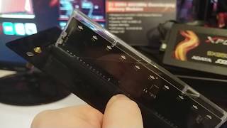 ADATA at CES 2018 Jellyfish DRAM [upl. by Yerac455]