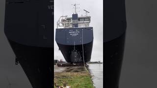 How a ship is first launched at sea youtubeshorts ship facts [upl. by Llenroc836]