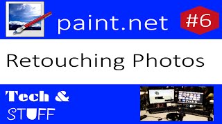 Paintnet Tutorial 6 Retouching Photos [upl. by Steel]