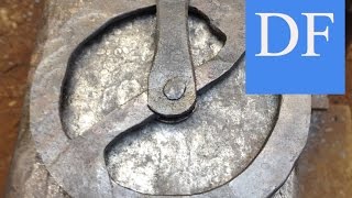 Blacksmithing Project  Forging A Simple Traveler [upl. by Woo]