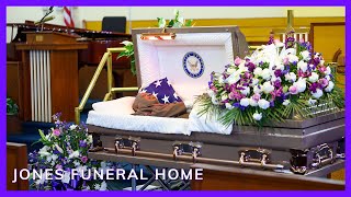 Keith Gibson Funeral Service  Jones Funeral Home Rahway NJ [upl. by Ellerrehs]