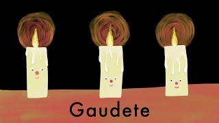 Gaudete  Traditional Medieval Christmas Carol  Singalong Lyrics in Latin [upl. by Irama]