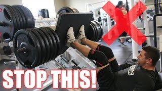 How to PROPERLY Leg Press  3 Leg Press Variations for Muscle Gain [upl. by Rocky]