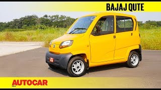 Bajaj Qute  First Drive Review  Autocar India [upl. by Lav262]