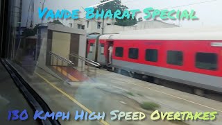 20902 Vande Bharat All High Speed Overtakes from ADI to Vapi [upl. by Henleigh]