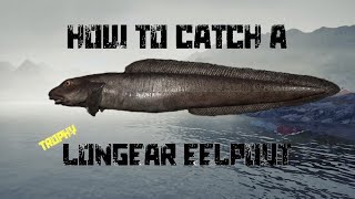 Russian Fishing 4  Norwegian Sea  How to catch a Longear Eelpout trophy [upl. by Matrona]