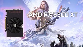 AMD RX 5500 XT 4GB  HORIZON ZERO DAWN 2020 [upl. by Leunas]