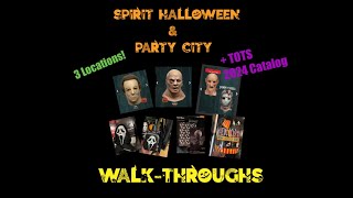 Spirit Halloween amp Party City Walkthroughs 2024 amp TOTS 2024 new catalog [upl. by Mcmath509]