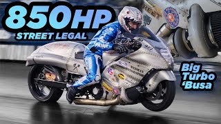 850HP Street Bike  233MPH TURBO HAYABUSA The Fastest Street Legal Bikes on the Planet [upl. by Annaitsirk]