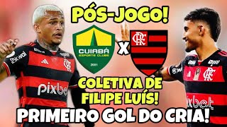 PÓSJOGO CUIABÁ 1 X 2 FLAMENGO FILIPE JÁ LANÇOU  UM CRIA ANÁLISE E COLETIVA REACT GALO X FOGO [upl. by Thorne199]