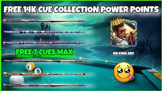 8ball Pool Free  14000  Cue Collection Power For All [upl. by Amzu]