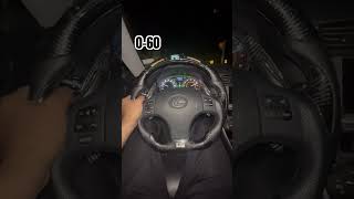 POV Drive Lexus is350 060 80 shorts [upl. by Akerdnuhs]