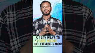 🌟Five Easy Ways to Lose Weight। Diet Exercise and Morequot🌟 [upl. by Sivet18]