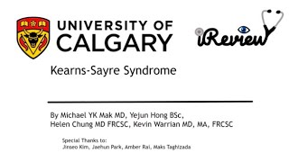 KearnsSayre Syndrome [upl. by Jania]