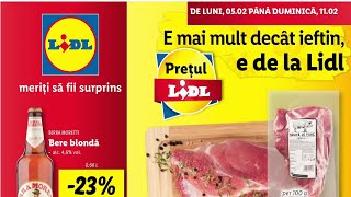 CATALOG LIDL 05 FEBRUARIE 2024OFERTELE DE JOI 08 FEBRUARIE 2024SUPER WEEKEND LIDL 10 FEBRUARIE2024 [upl. by Porte]