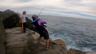 Port Kembla Breakwall Fishing [upl. by Hurley]