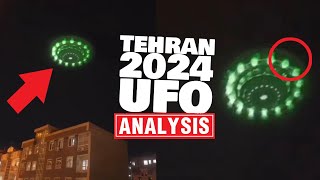 IS THIS REAL SHARPEST UFO Footage EVER Low Flying Tehran 2024 UAP Analysed amp Explained [upl. by Lea102]