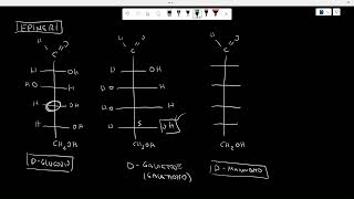 Enantiomero vs Epimero vs Anomero MonosaccaridiBIOCHIMICA [upl. by Milano]