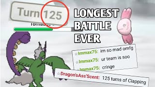 THIS IS THE LONGEST POKEMON BATTLE I FOUGHT 125 TURNS [upl. by Tearle]