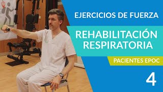 HUVM  Ejercicios de Fuerza  Ejercicios de Rehabilitación Respiratoria para pacientes EPOC [upl. by Ytsirc131]