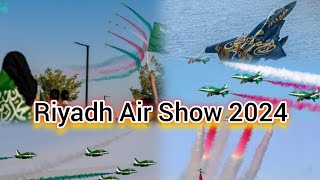 Riyadh Air Show 2024  Saudi National Day Grand Celebration [upl. by Niraj]