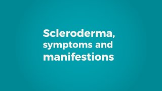 Scleroderma symptoms and manifestations [upl. by Shaine]