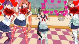 Yandere chan simulator 139 Killing all rivals part 1Osana Amai Kizana yandere simulator [upl. by Esyned]