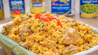 Arroz con Gandules Apastelado Goya [upl. by Alaekim]