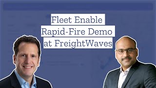 Fleet Enable RapidFire Demo at FreightWaves Future of Supply Chain 2022 [upl. by Bently]