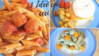 3 IDEE COI CECI  PER LO SPORT💪 PASTA CHE NON FA INGRASSARE😋  Ricette facili e veloci VEGAN [upl. by Ellenad]