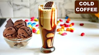 Cold Coffee 2 Style at Home in Hindi  कोल्ड कॉफ़ी कैफे स्टाइल बनाए घर पर  CookWithNisha [upl. by Colwen323]